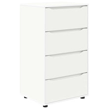 Opslagkasten 2 pcs Wit 60 x 48 x 105 cm Bewerkt hout