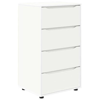 Opslagkasten 2 pcs Wit 60 x 48 x 105 cm Bewerkt hout