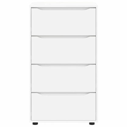 Opslagkasten 2 pcs Wit 60 x 48 x 105 cm Bewerkt hout