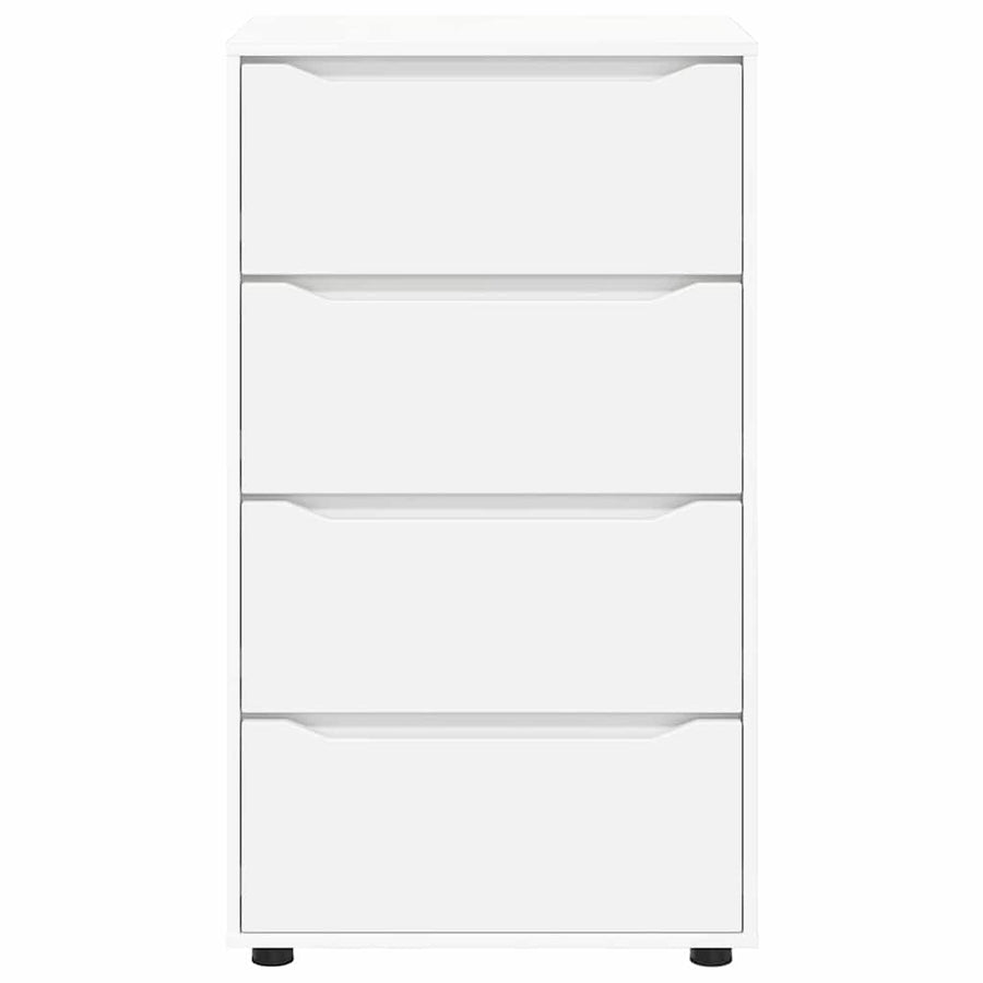 Opslagkasten 2 pcs Wit 60 x 48 x 105 cm Bewerkt hout