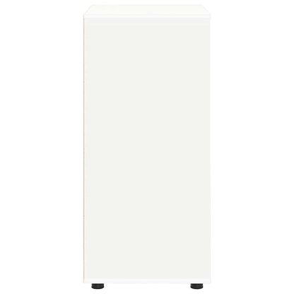 Opslagkasten 2 pcs Wit 60 x 48 x 105 cm Bewerkt hout