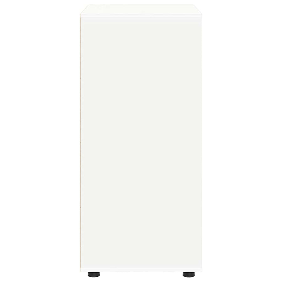 Opslagkasten 2 pcs Wit 60 x 48 x 105 cm Bewerkt hout
