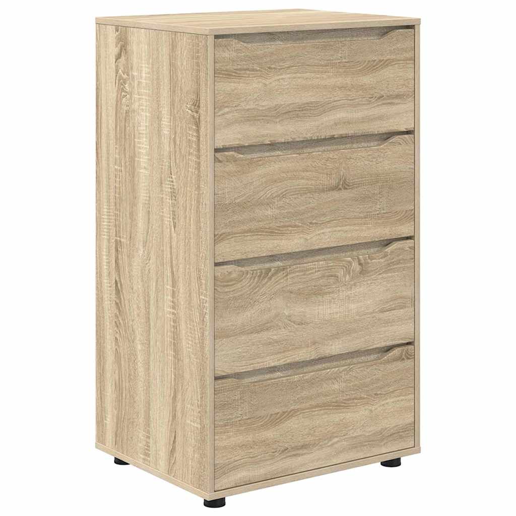 Opslagkasten 2 pcs Sonoma Eiken 60 x 48 x 105 cm Bewerkt hout