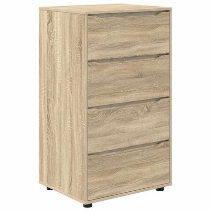 Opslagkasten 2 pcs Sonoma Eiken 60 x 48 x 105 cm Bewerkt hout