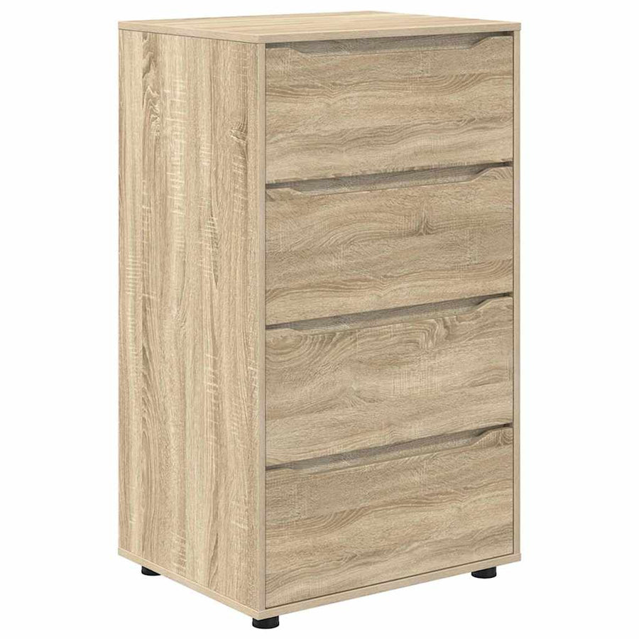 Opslagkasten 2 pcs Sonoma Eiken 60 x 48 x 105 cm Bewerkt hout