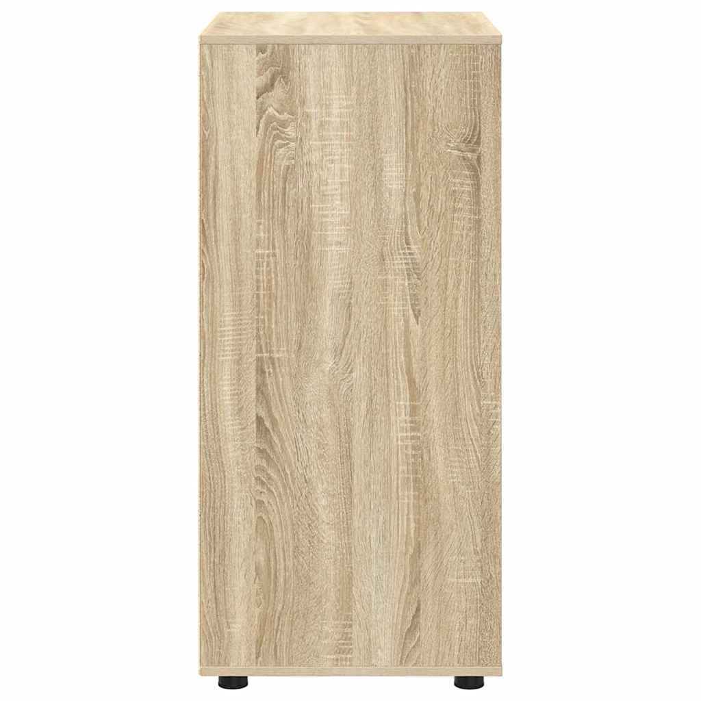 Opslagkasten 2 pcs Sonoma Eiken 60 x 48 x 105 cm Bewerkt hout