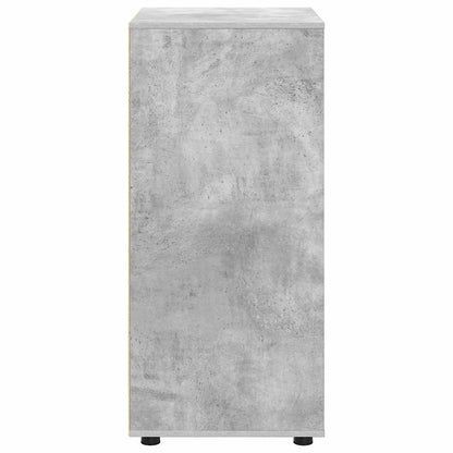 Opslagkasten 2 pcs Beton Grijs 60 x 48 x 105 cm Bewerkt hout