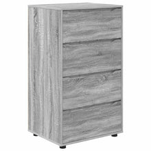 Opslagkasten 2 pcs Grijs Sonoma 60 x 48 x 105 cm Bewerkt hout
