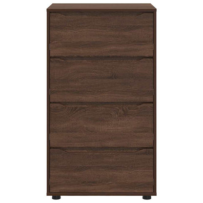 Opslagkasten 2 pcs Bruin Eiken 60 x 48 x 105 cm Bewerkt hout