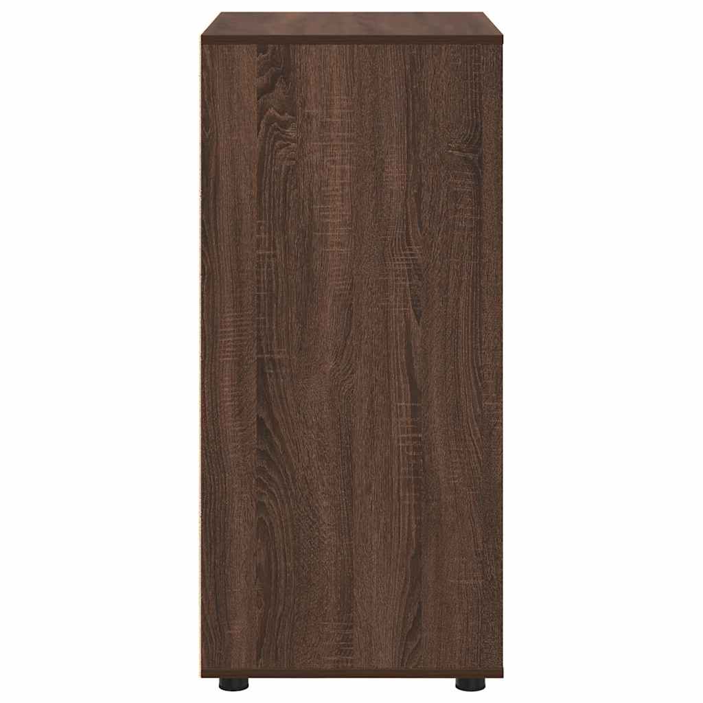 Opslagkasten 2 pcs Bruin Eiken 60 x 48 x 105 cm Bewerkt hout