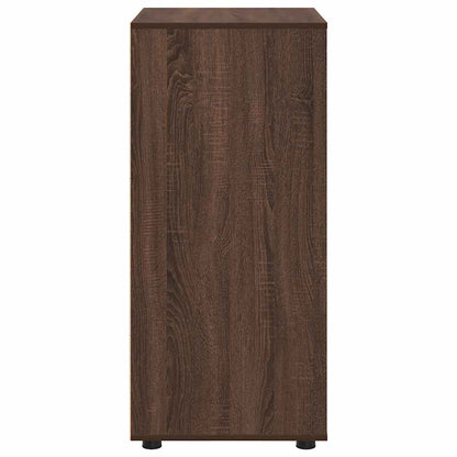 Opslagkasten 2 pcs Bruin Eiken 60 x 48 x 105 cm Bewerkt hout