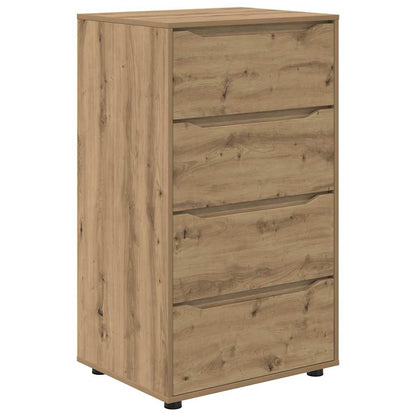Opslagkasten 2 pcs Artisan Eiken 60 x 48 x 105 cm Bewerkt hout