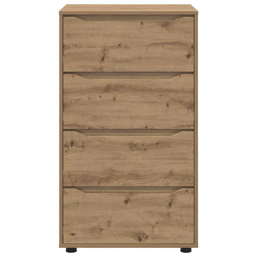 Opslagkasten 2 pcs Artisan Eiken 60 x 48 x 105 cm Bewerkt hout