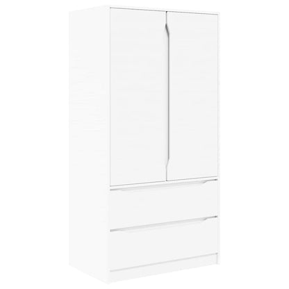 Badkamer Kast met lade Wit 79,5 x 49 x 156 cm Bewerkt hout