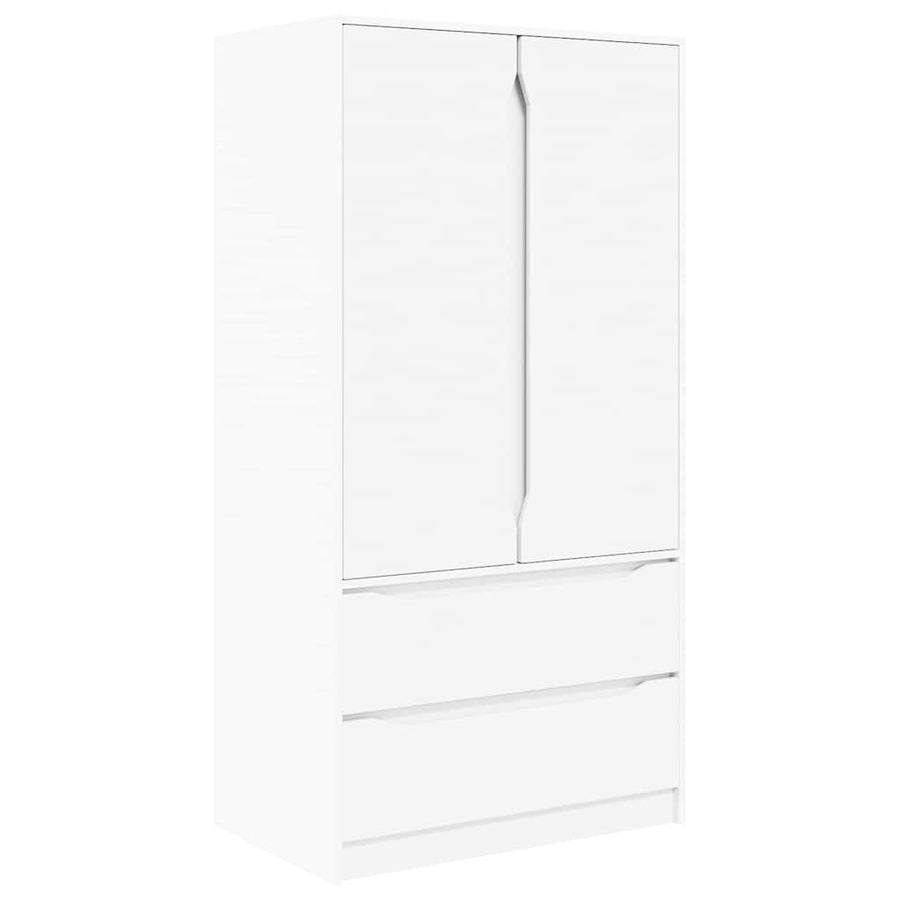 Badkamer Kast met lade Wit 79,5 x 49 x 156 cm Bewerkt hout