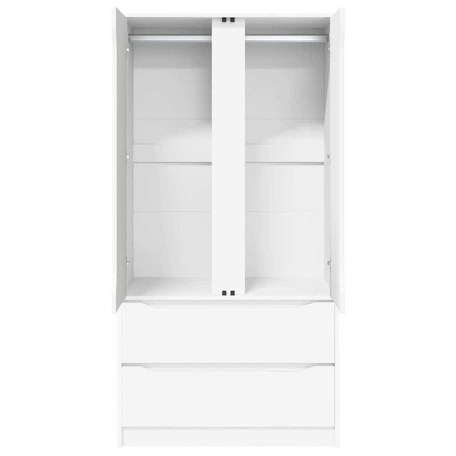 Badkamer Kast met lade Wit 79,5 x 49 x 156 cm Bewerkt hout