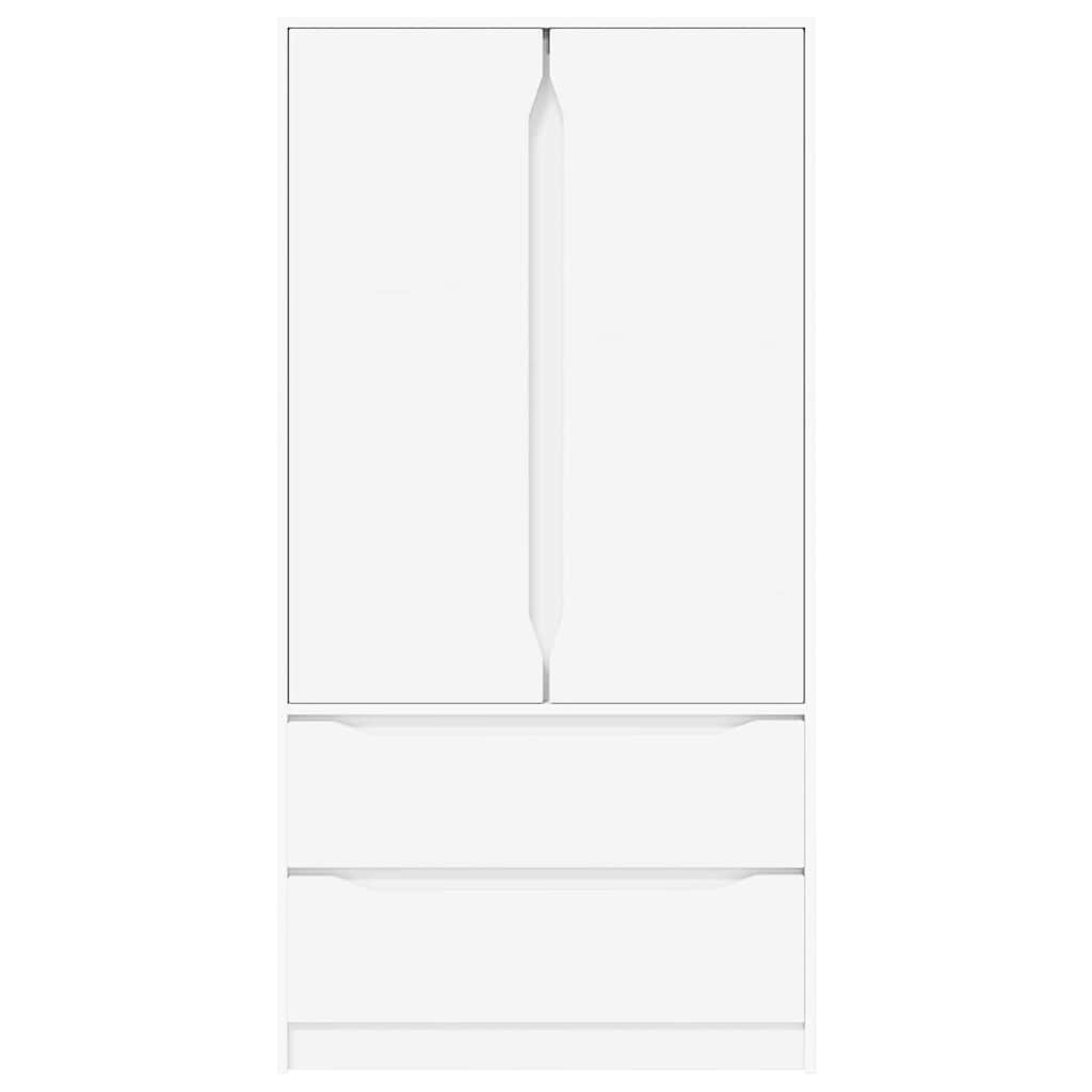 Badkamer Kast met lade Wit 79,5 x 49 x 156 cm Bewerkt hout