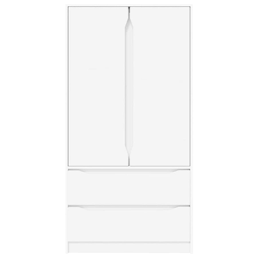 Badkamer Kast met lade Wit 79,5 x 49 x 156 cm Bewerkt hout