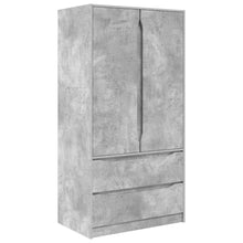Badkamer Kast Beton Grijs 79,5 x 49 x 156 cm Bewerkt hout