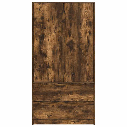 Badkamer Kast Gerookt eiken 79,5 x 49 x 156 cm Bewerkt hout