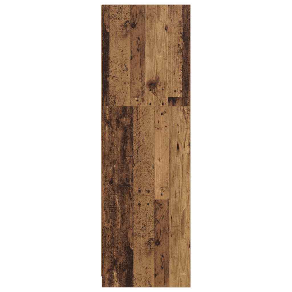 Badkamer Kast met lade Oud Hout 79,5 x 49 x 156 cm Bewerkt hout
