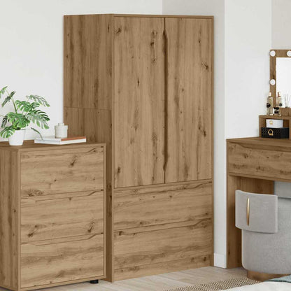 Badkamer Kast Artisan Eiken 79,5 x 49 x 156 cm Bewerkt hout