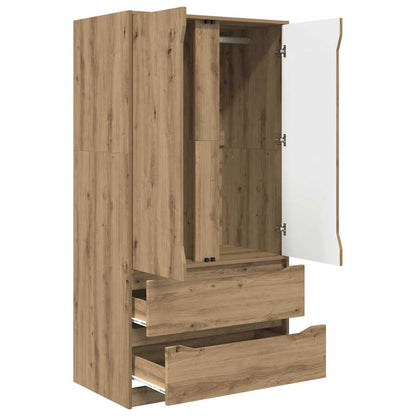 Badkamer Kast Artisan Eiken 79,5 x 49 x 156 cm Bewerkt hout