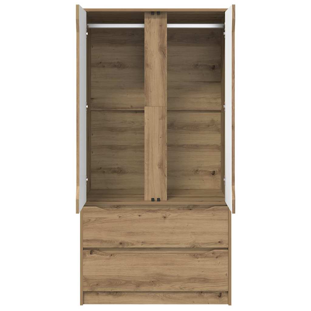 Badkamer Kast Artisan Eiken 79,5 x 49 x 156 cm Bewerkt hout