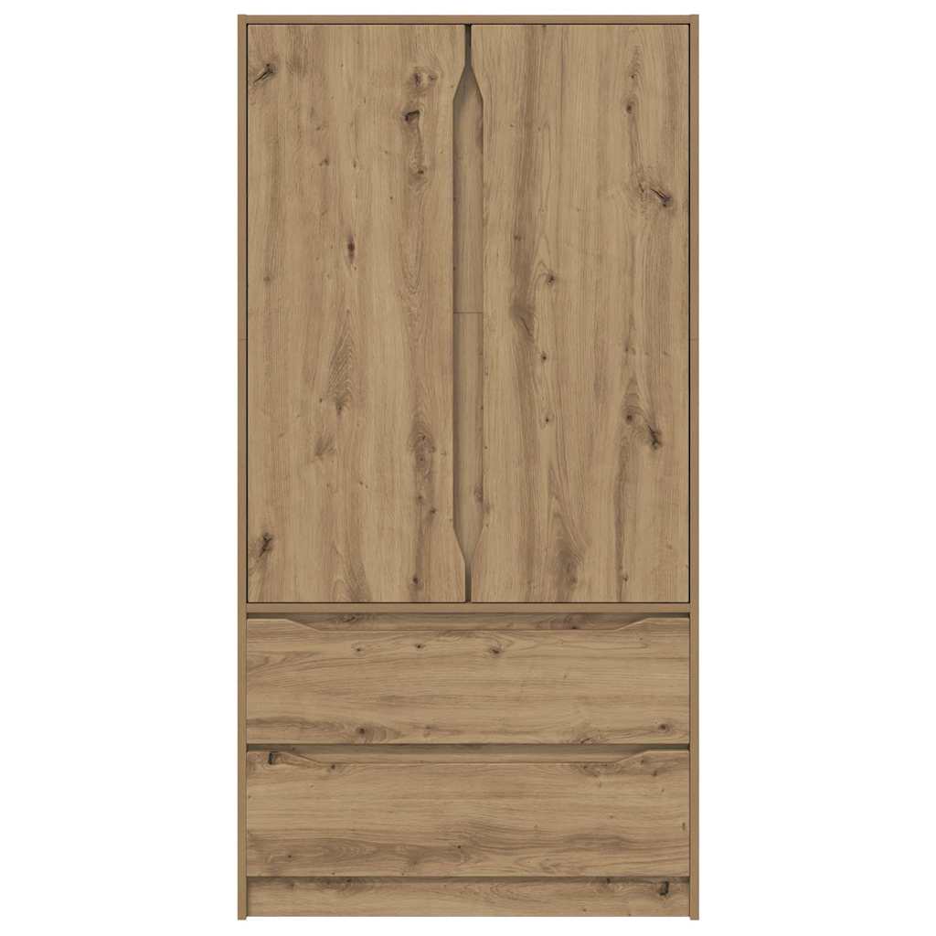 Badkamer Kast Artisan Eiken 79,5 x 49 x 156 cm Bewerkt hout