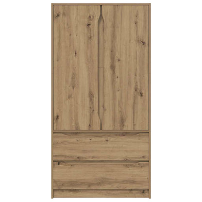 Badkamer Kast Artisan Eiken 79,5 x 49 x 156 cm Bewerkt hout