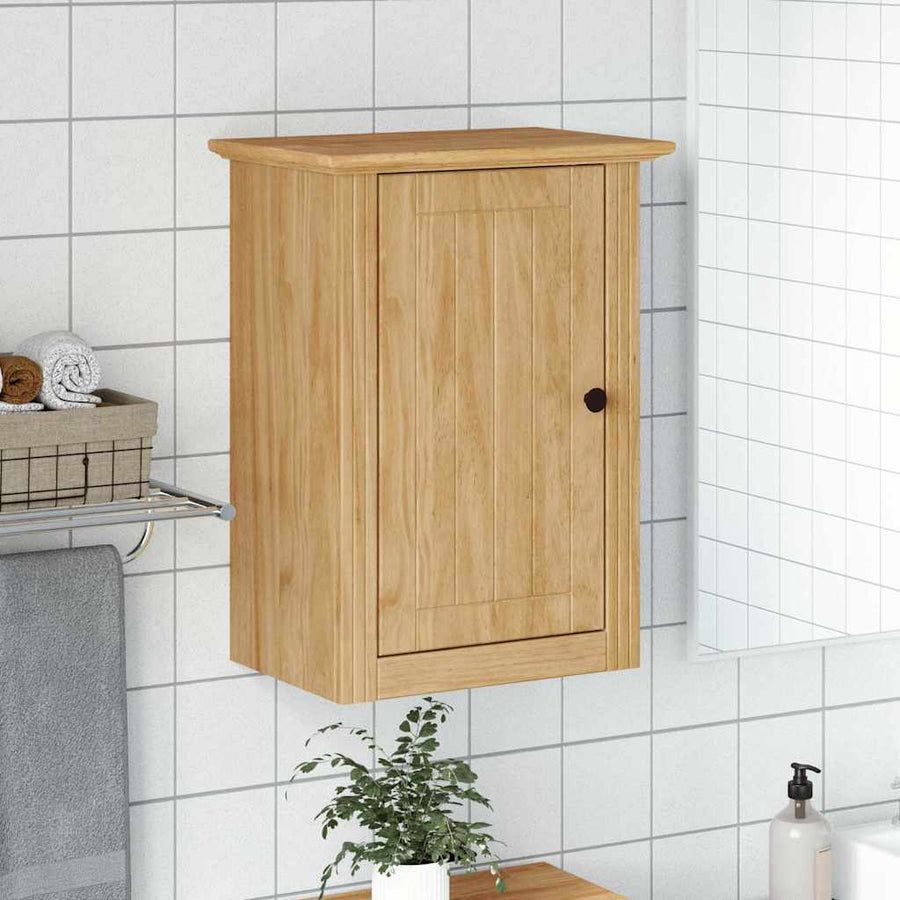 Badkamer wandkast BODO Honingbruin 44 x 30 x 60 cm Bewerkt hout