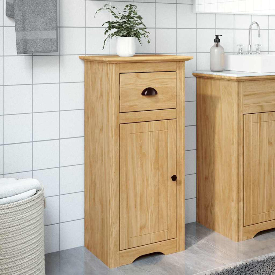 Badkamer Kast BODO Honingbruin 44 x 30 x 90 cm Bewerkt hout