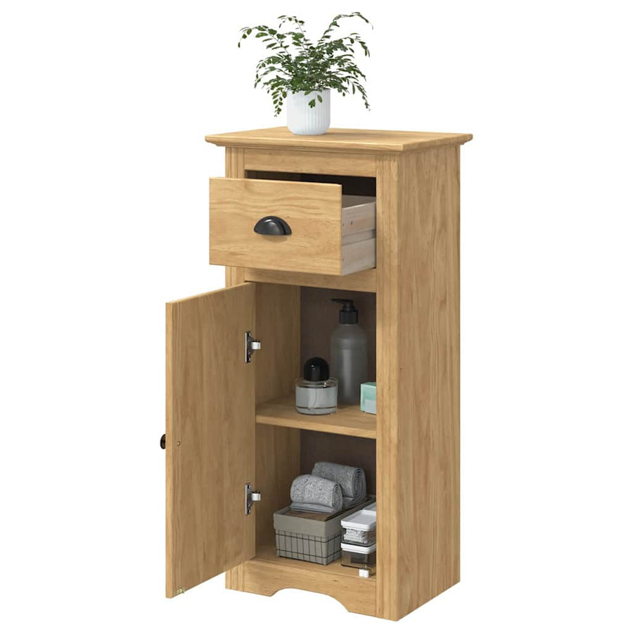 Badkamer Kast BODO Honingbruin 44 x 30 x 90 cm Bewerkt hout
