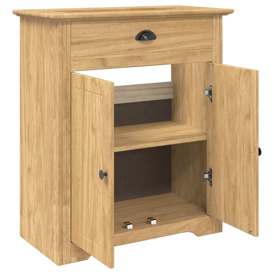 Badkamer Kast BODO Honingbruin 70 x 35 x 80 cm Bewerkt hout