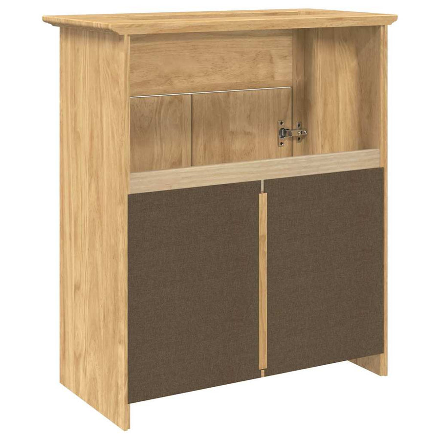 Badkamer Kast BODO Honingbruin 70 x 35 x 80 cm Bewerkt hout