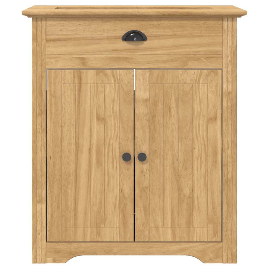 Badkamer Kast BODO Honingbruin 70 x 35 x 80 cm Bewerkt hout