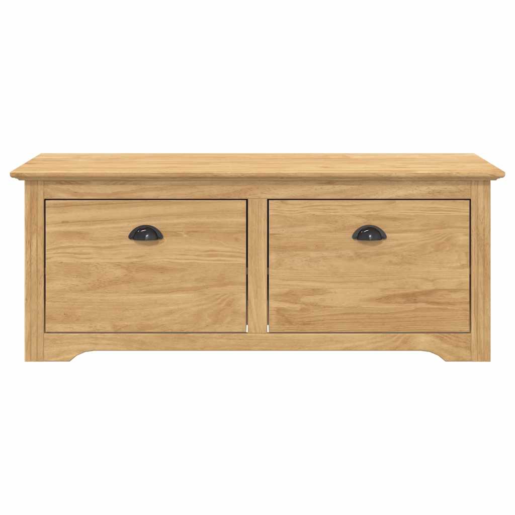 Hal bank BODO Honingbruin 118 x 40 x 50 cm Bewerkt hout