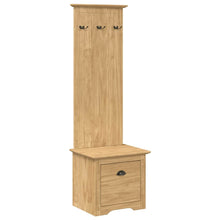 hal kast BODO Honingbruin 50 x 40 x 156,7 cm Bewerkt hout
