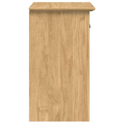 Nachtkastje BODO Honingbruin 53 x 38,5 x 67 cm Bewerkt hout