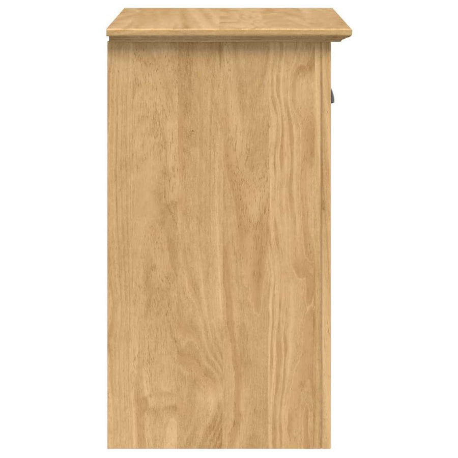 Nachtkastje BODO Honingbruin 53 x 38,5 x 67 cm Bewerkt hout