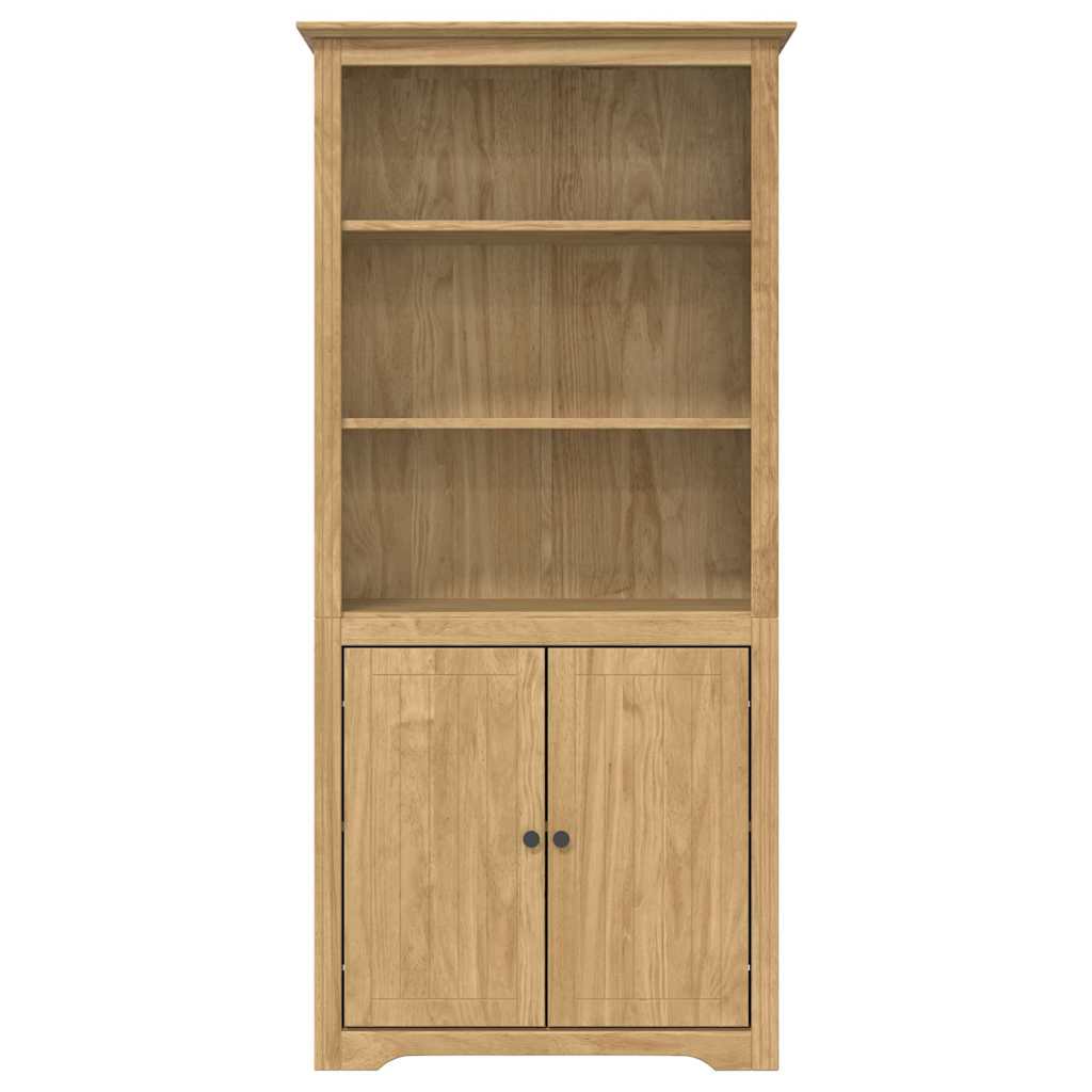 Boekenkast BODO Honingbruin 82 x 40 x 173 cm Bewerkt hout