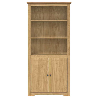 Boekenkast BODO Honingbruin 82 x 40 x 173 cm Bewerkt hout