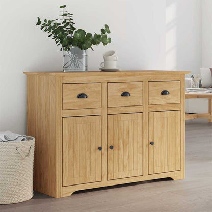Dressoir BODO Honingbruin 115,5 x 44 x 80 cm Bewerkt hout