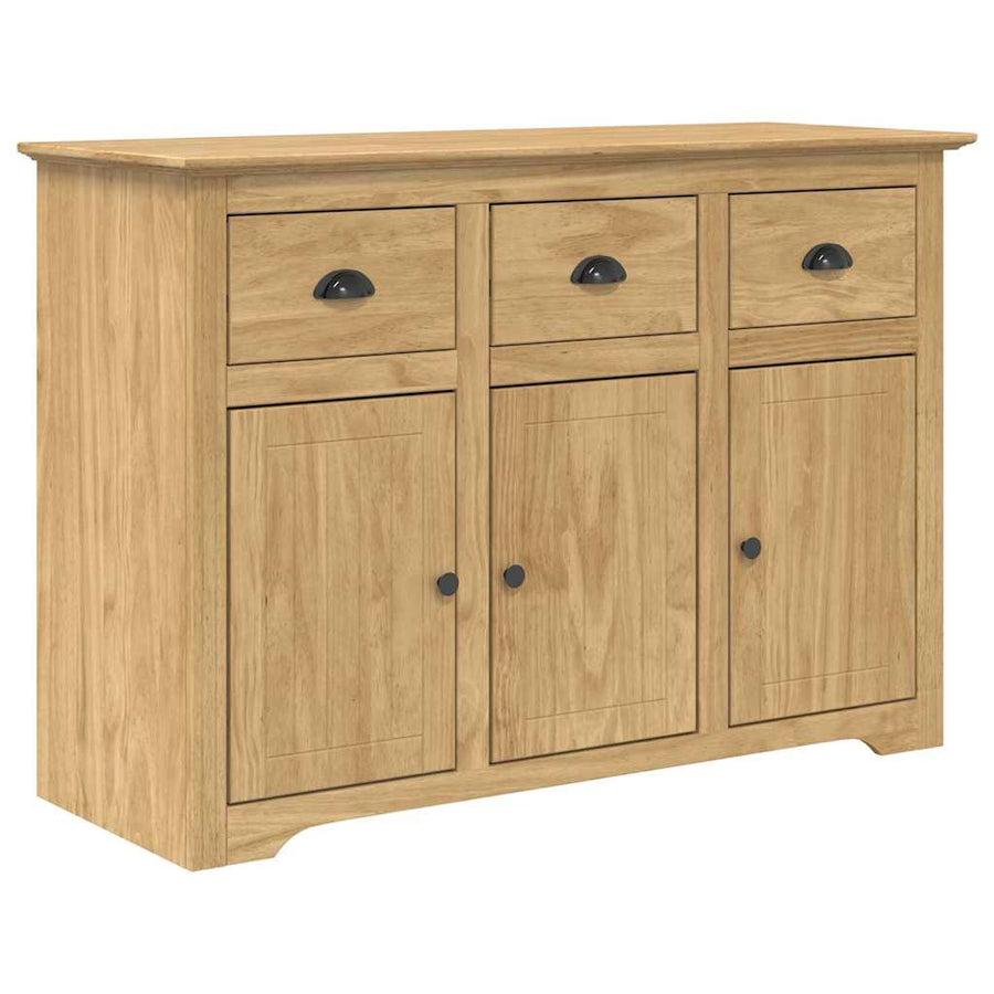 Dressoir BODO Honingbruin 115,5 x 44 x 80 cm Bewerkt hout