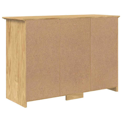 Dressoir BODO Honingbruin 115,5 x 44 x 80 cm Bewerkt hout