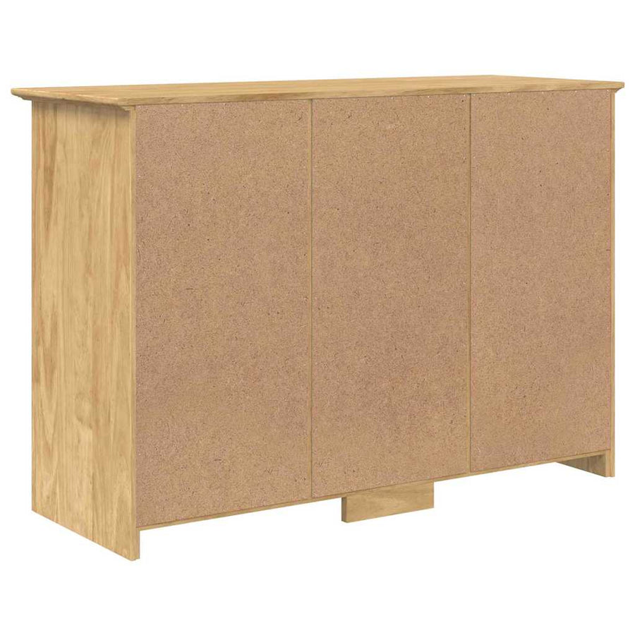 Dressoir BODO Honingbruin 115,5 x 44 x 80 cm Bewerkt hout