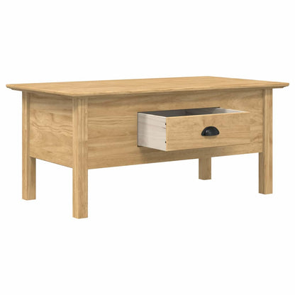 Salontafel BODO Honingbruin 100 x 55 x 45,8 cm Bewerkt hout