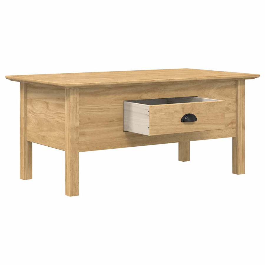 Salontafel BODO Honingbruin 100 x 55 x 45,8 cm Bewerkt hout