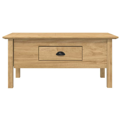 Salontafel BODO Honingbruin 100 x 55 x 45,8 cm Bewerkt hout
