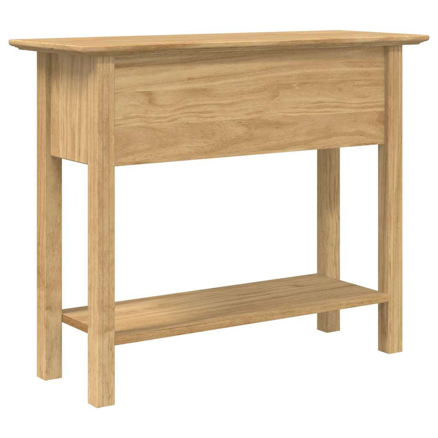 Wandtafel BODO Honingbruin 91 x 34.7 x 74 cm Bewerkt hout